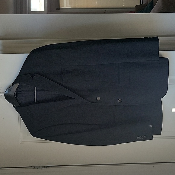 BOSS HUGO BOSS Coat Blazer Suit Jacket Black made in Turkey - Picture 1 of 9